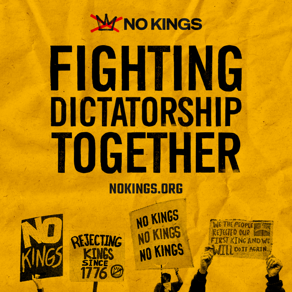 NoKings.org, fighting dictatorship together.