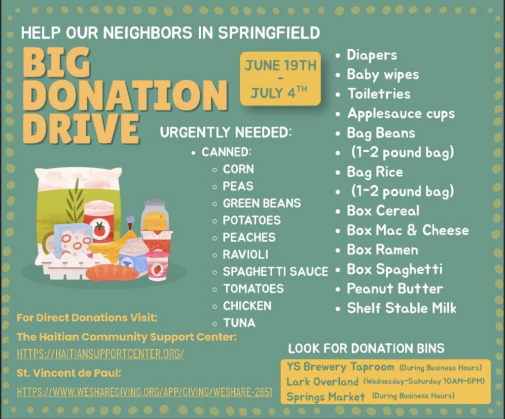Big donation drive