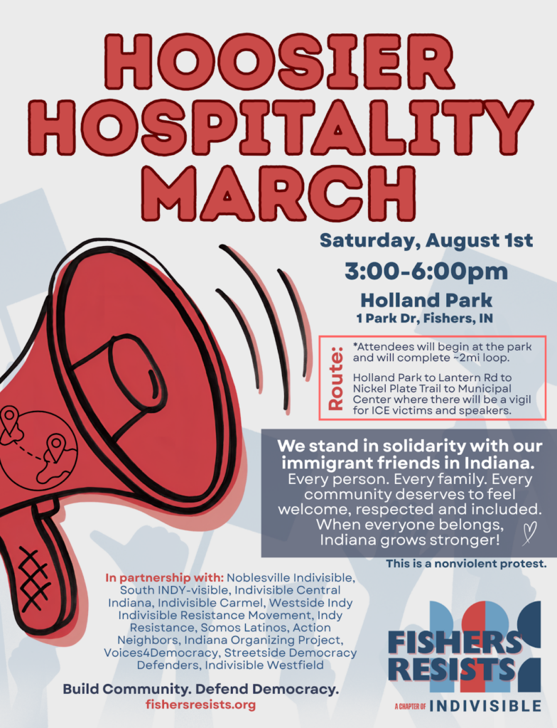 Hoosier Hospitality March, Aug 1, 3PM-6PM, Holland Park